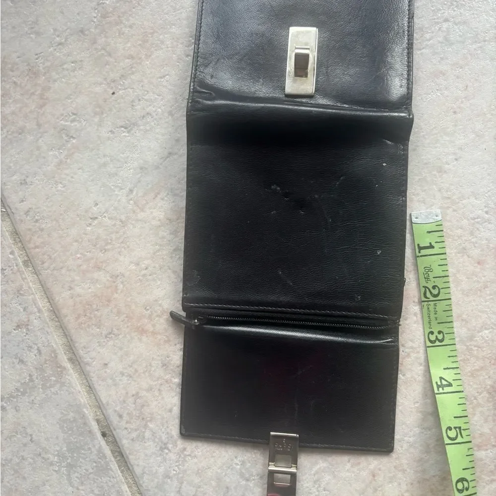 Gucci logo wallet coin purse money accessory check book id credit card holder - Picture 5 of 9